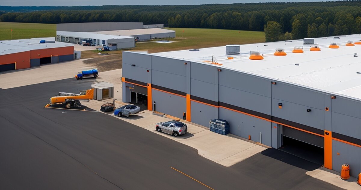 Airport Hangar and Aviation Facility Painting: Fuel Resistance, Safety Markings, and Operational Scheduling